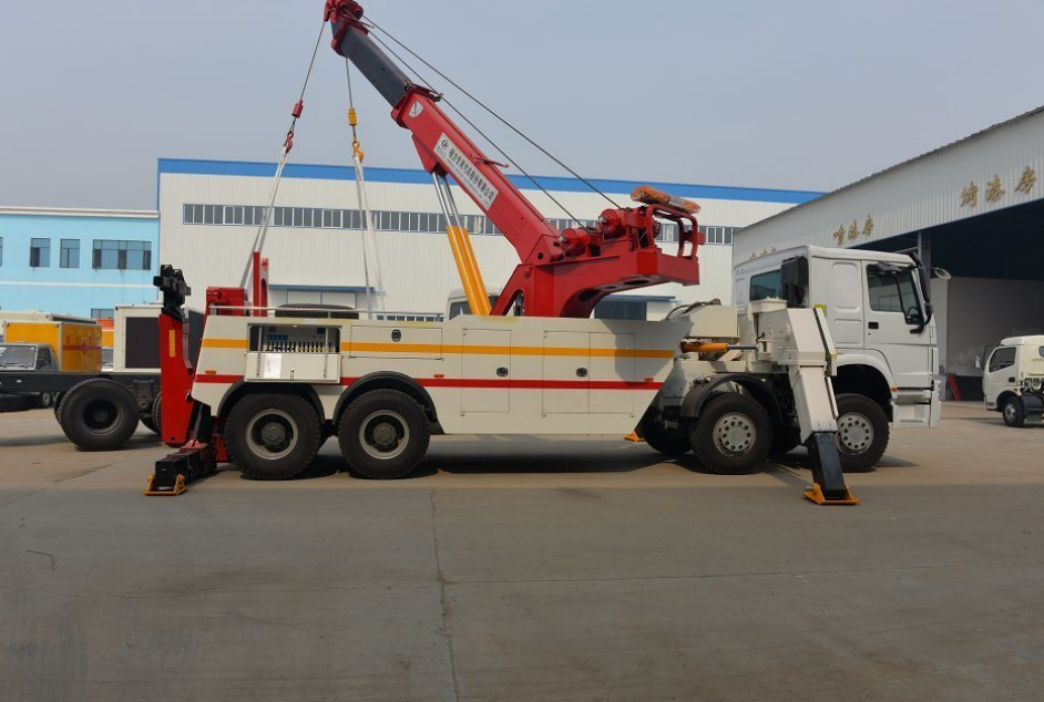 Factory price Acntruck New SINOTRUK HOWO 30Ton towing wrecker truck  with High Quality for Sale