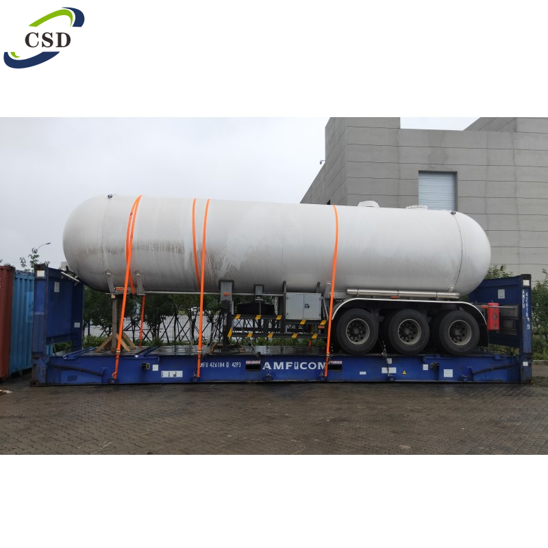 Cheap Price 3 Axles LPG Gas Fuel Tank Trailers  42000L 45000L Petrol Oil  Tanker Semi Trailer For Sale