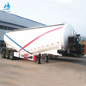 45 CBM Bulk Cement Tank Trailer 3axle Fly Ash Cement Bulker Silo Tanker Pneumatic Semi Truck Trailer for sale