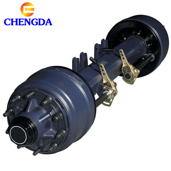 Sinotruk Howo New Used Heavy Duty Semi Truck Trailer Spare Axle Rear BPW Fuwa Axle Trailer Parts For Sale