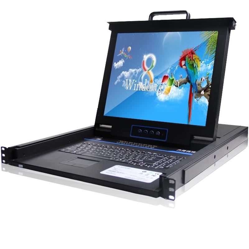 8/16 Port Rackmount lcd kvm switch with 17'