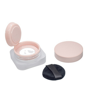 UKPACK Square 8g plastic Jar Loose powder Jar Featured setting up powder Container With lids