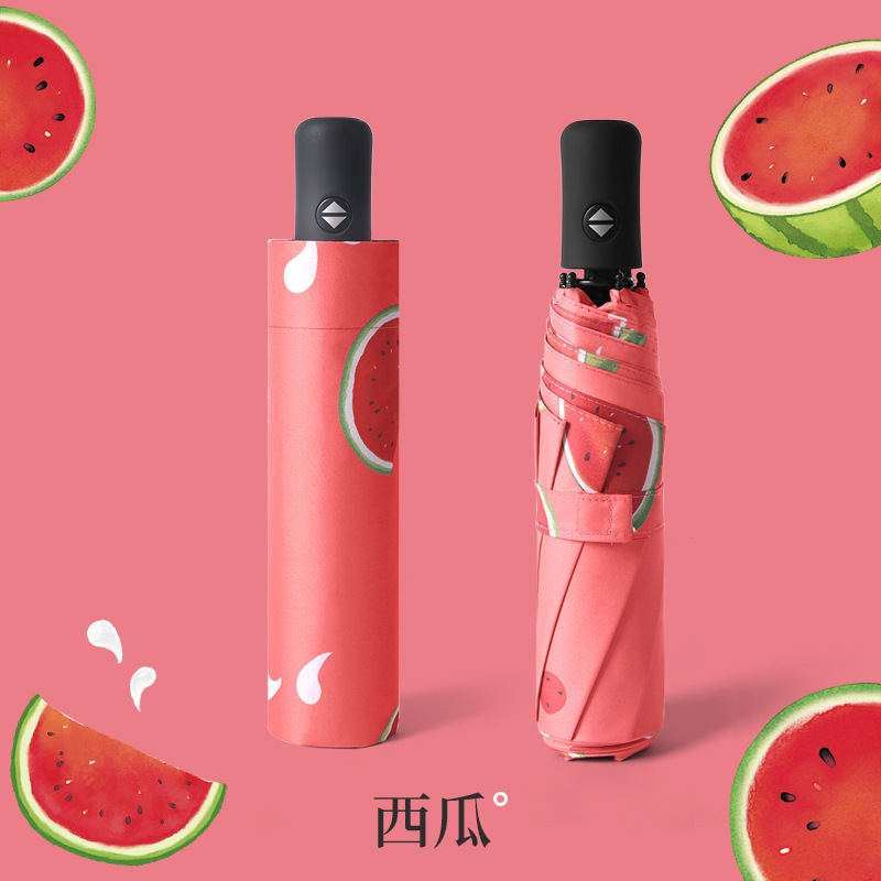 Lemon umbrella Fruit Umbrella heat transfer printing umbrella