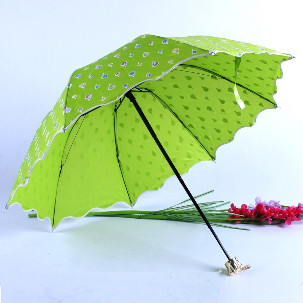 flowers appear when wet umbrella change color magic umbrella