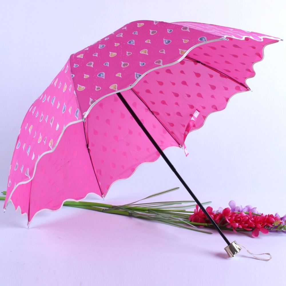 flowers appear when wet umbrella change color magic umbrella