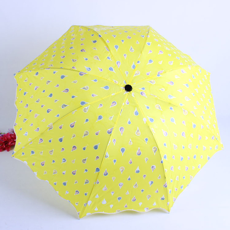 flowers appear when wet umbrella change color magic umbrella