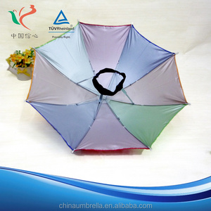 2017 new inventions for Customized Logo Promotional Parasol sport fan umbrella hat