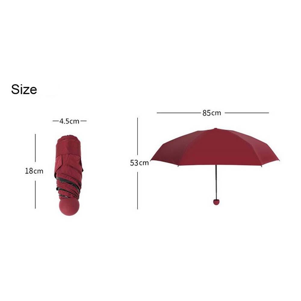 new arrival novelty mini 5 fold capsule umbrella on sale