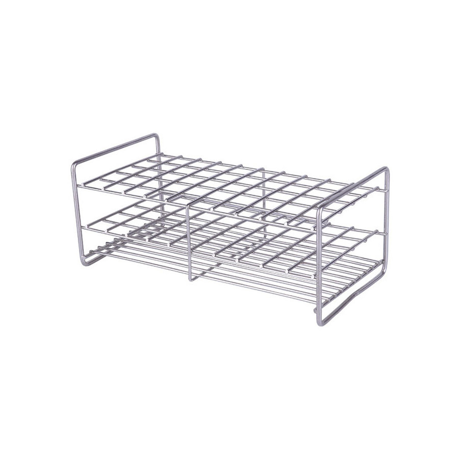 Stainless Steel Test Tube Stand Array Stainless Test Tube Rack for Lab Usage