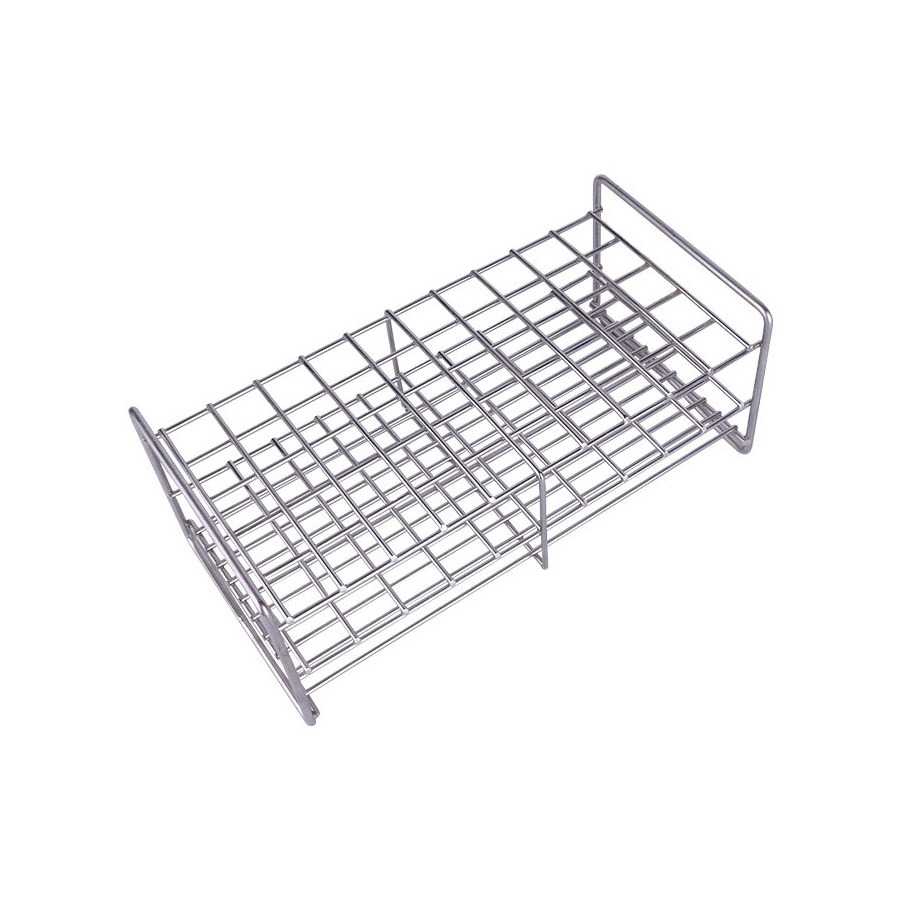 Stainless Steel Test Tube Stand Array Stainless Test Tube Rack for Lab Usage