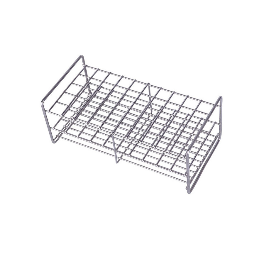 Stainless Steel Test Tube Stand Array Stainless Test Tube Rack for Lab Usage