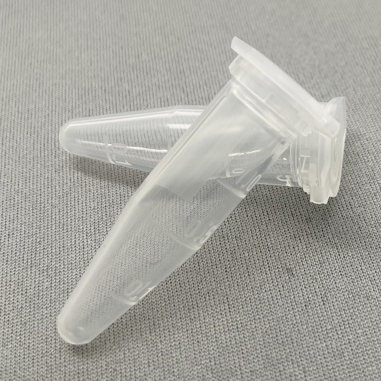 Laboratory Conical micro centrifuge tube 1.5 ml PP conical bottom microcentrifuge tubes