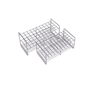 Stainless Steel Test Tube Stand Array Stainless Test Tube Rack for Lab Usage