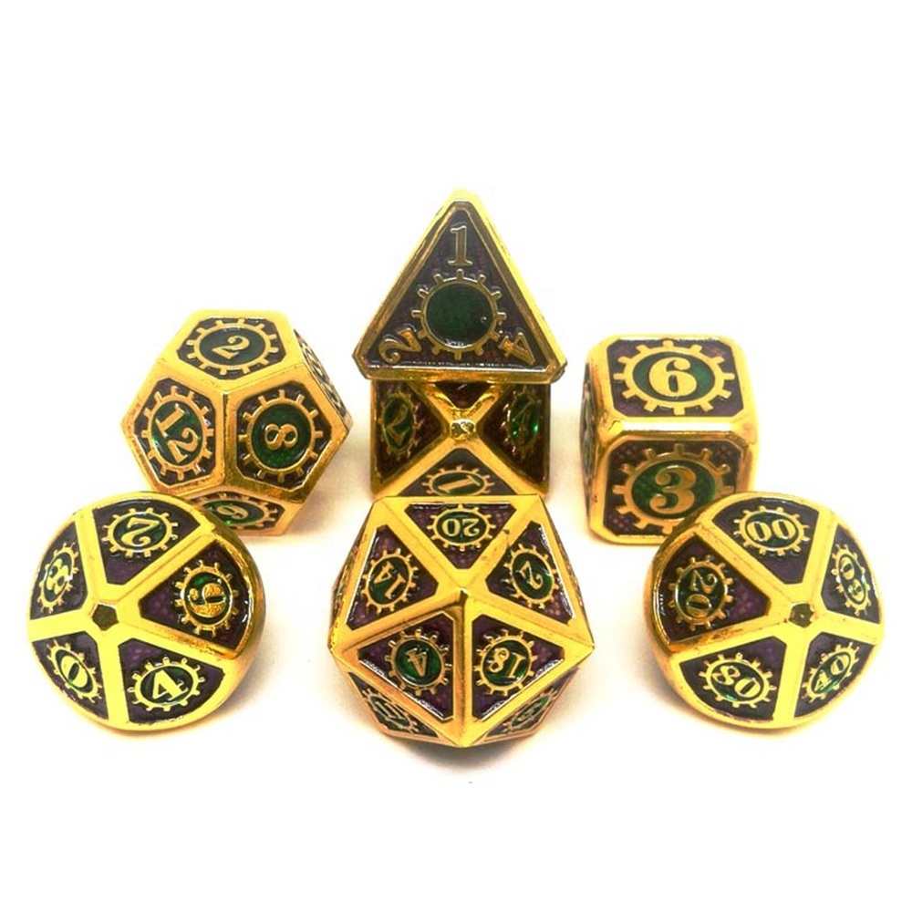 Promotional new best selling gold metal precision making magic custom loaded dice