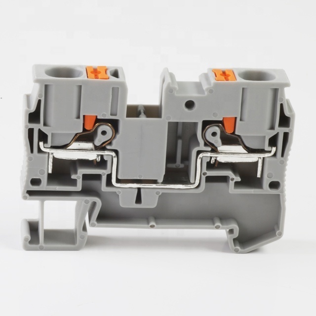 UPUN din rail screw  fuse modular 6 mm terminal block UJ6-6  push in jumper