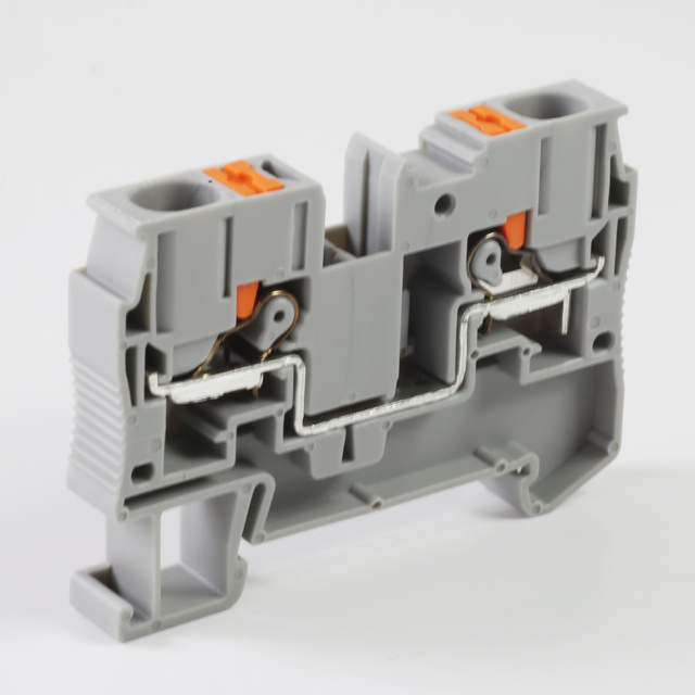 UPUN din rail screw  fuse modular 6 mm terminal block UJ6-6  push in jumper