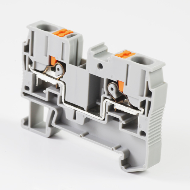 UPUN din rail screw  fuse modular 6 mm terminal block UJ6-6  push in jumper