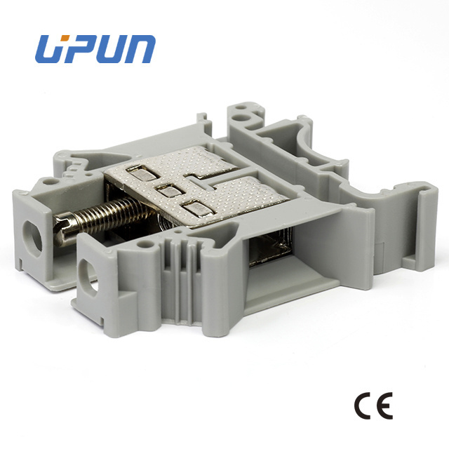 UK din rail plastic  box junction terminal block 1000V 150A 50mm side connector