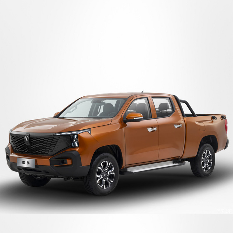 China New Changan Hunter 2024 Standard box luxury dual motor four-drive 180km gas-electric hybrid extended-range pickup truck