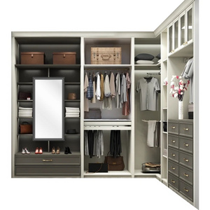 Customized modern design luxury stainless steel dressing room Closet Wardrobe