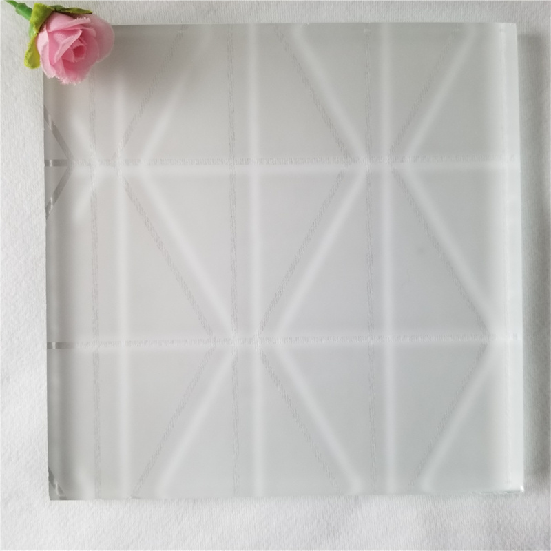 Good quality price of frosted glass bathroom door frosted glass for kitchen cabinet doors frosted white tempered glass