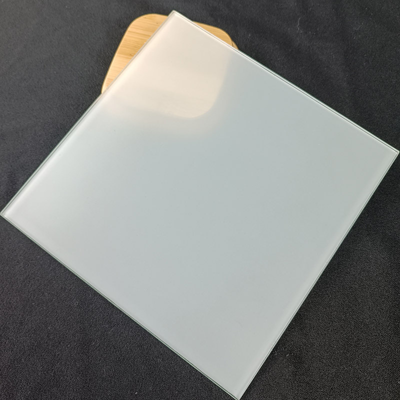 decorative acid etched glass ultra white clear frosted glass