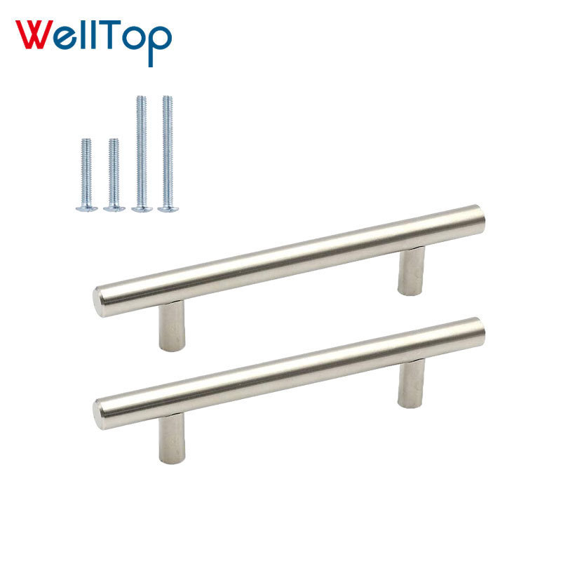 VT-01.001 Jaladeras Para Muebles Furniture Hardware Stainless Steel Gold Brass Cabinet Door Handles