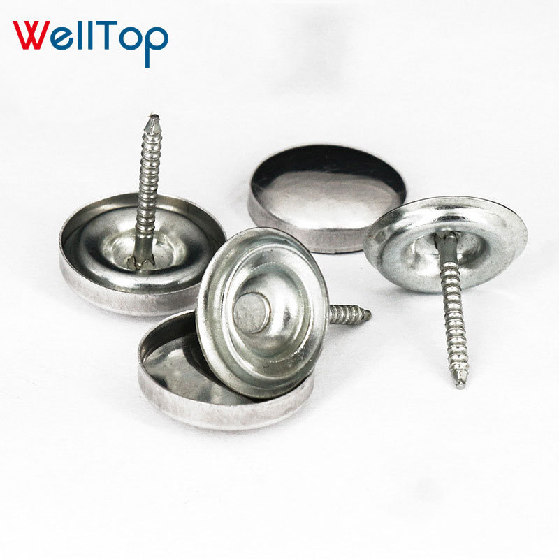 Cover Button Kit Cloth Fabric Covered Round Flat Back Aluminum Buttons With Buckle Making VT-14.124