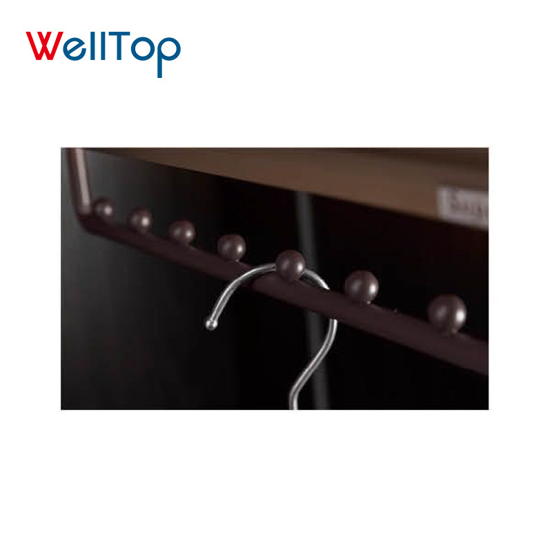 VT-10.136 Wardrobe Accessories 8 Ball Bearing Suit Holder Pull Out Trouser Rack Clothes Hanger Stand Clothes Storage Rack