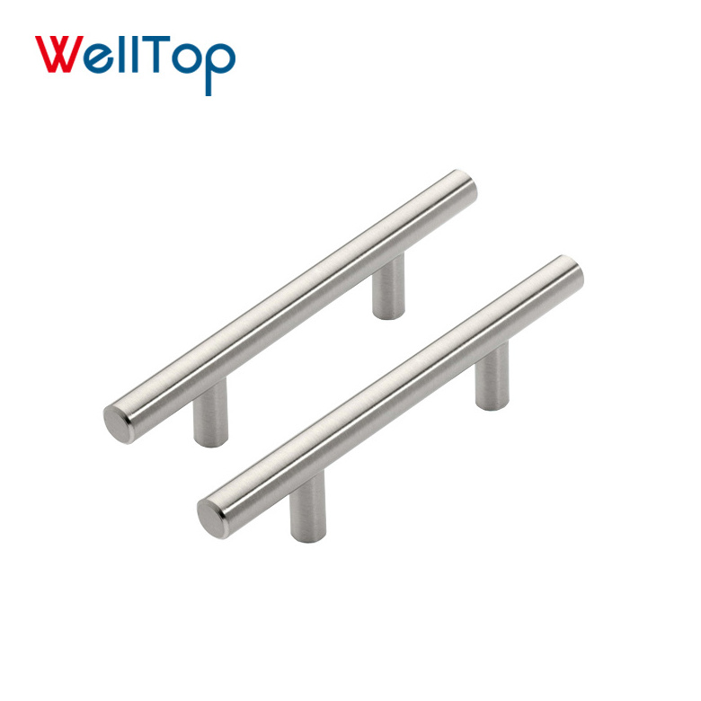 2020 Modern furniture hardware stainless steel Drawer Cabinet T-bar pull  handles  VT-01.001