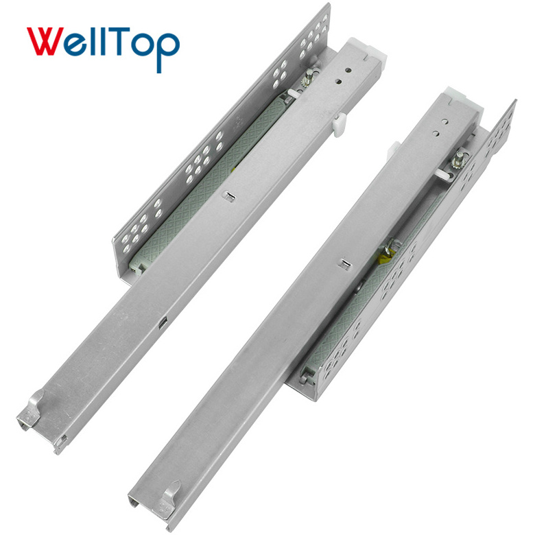 2020 Welltop Hardware European Style 3-Fold Full Extension Undermount Drawer Slide VT-15.031