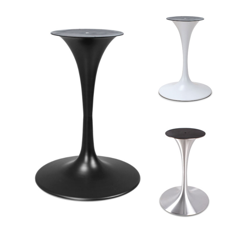 Original factory New Hot Sale Metal Steel Round Shape Dinning Table Base Tulip coffee Table Legs Base  VT-03.109