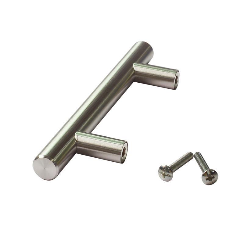 New Ebay Hot Sale Modern Design Stainless Steel T Bar Drawer Furniture Handle Cabinet Pulls Handles