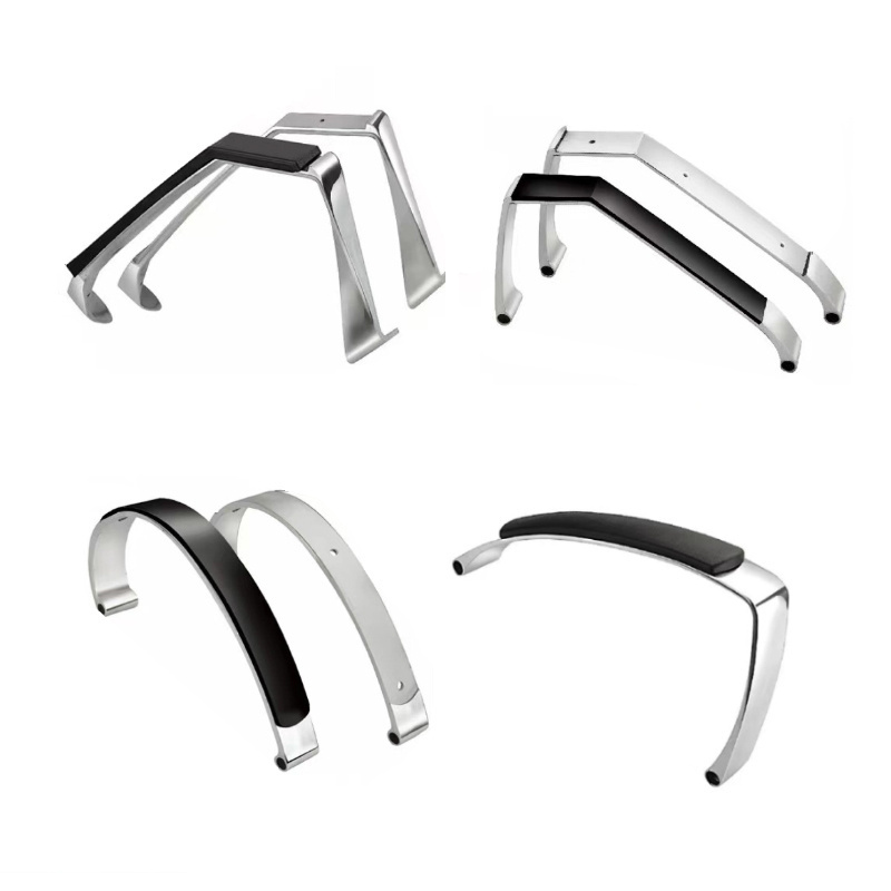 Office Chair Replacement Parts Stainless Steel Armrest Office Chair Adjustable Armrest VT-C013