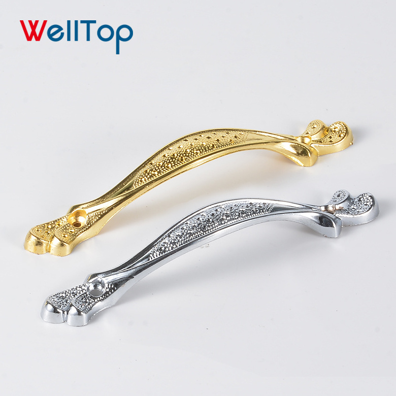 Fancy Gold Drawer Pull Handles For Wardrobe Handle VT-01.057