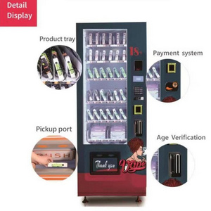 Slim Cigarettes vending machine with ID card reader