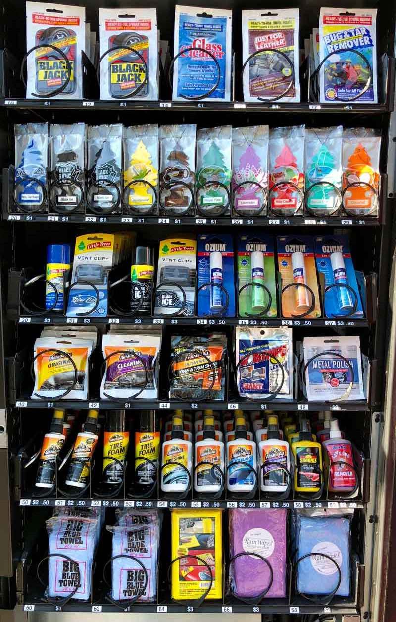 Car wash vending machine