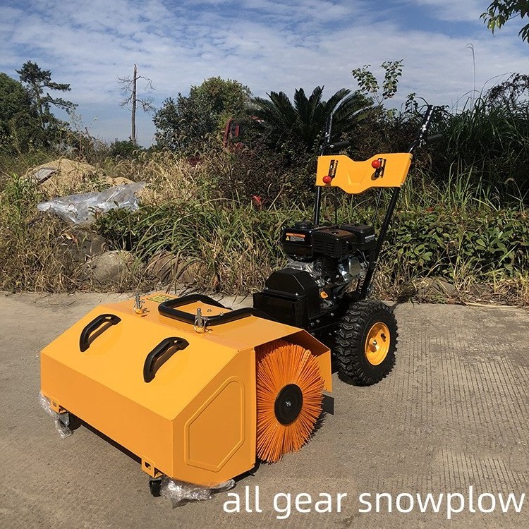 Gasoline snowplow Multifunctional walk behind snow plow