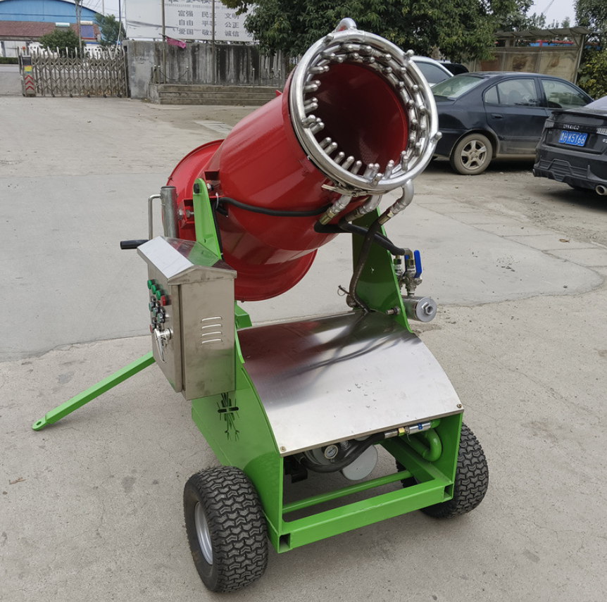 resort artificial snow making machine fan snow maker machine