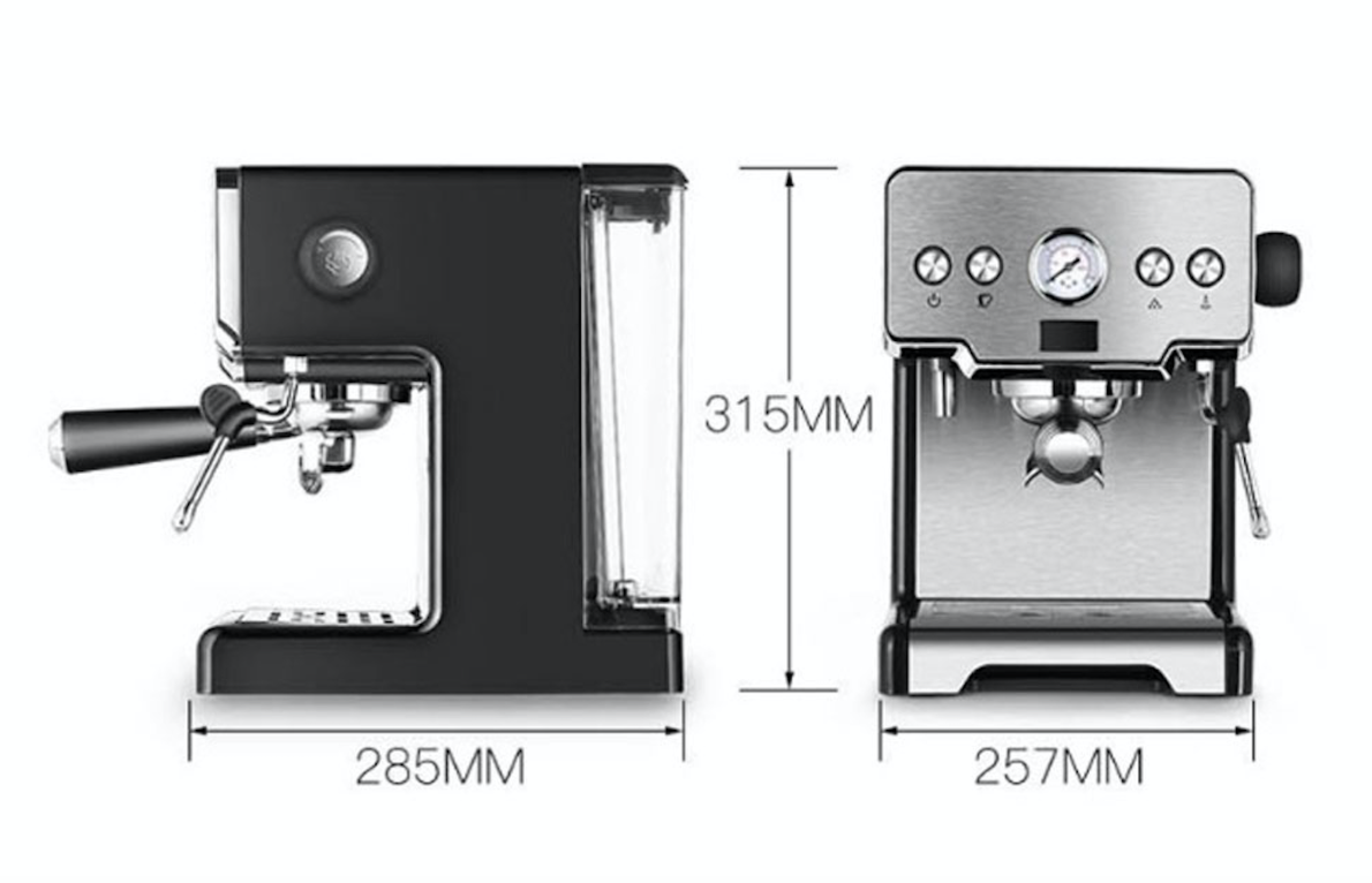 Italian Semi-automatic Coffee Maker Coffee Machine Americano Espresso Coffee Machine for Home