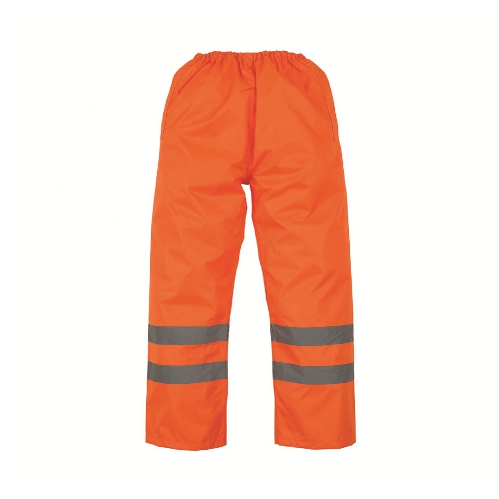 High Quality Orange Mens Reflective Tape Underwear Hi Vis Safety Work Cargo Trousers