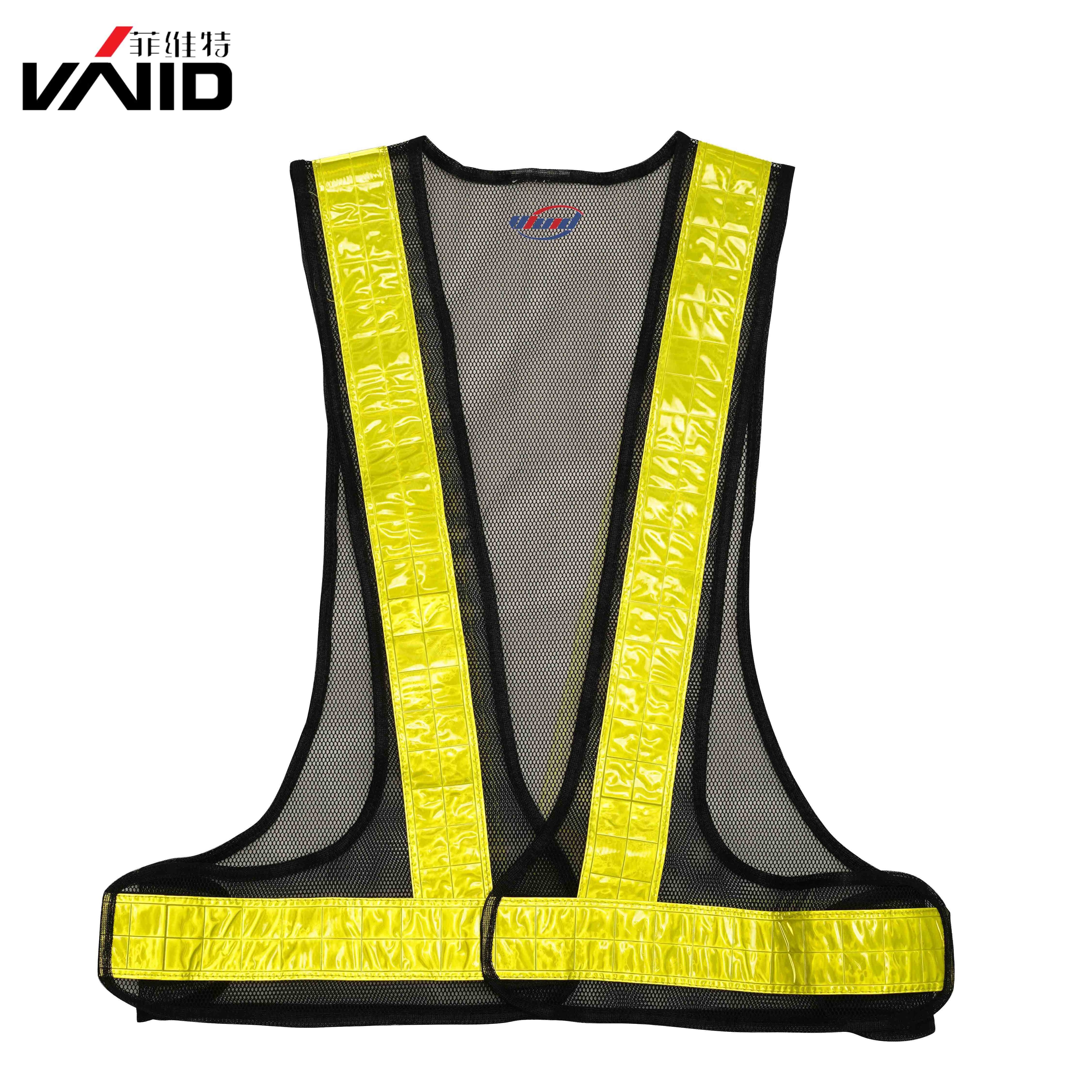 EN20471 high visibility tape class 2 adult traffic outdoor security kids reflective vest safety waistcoat manufacturer