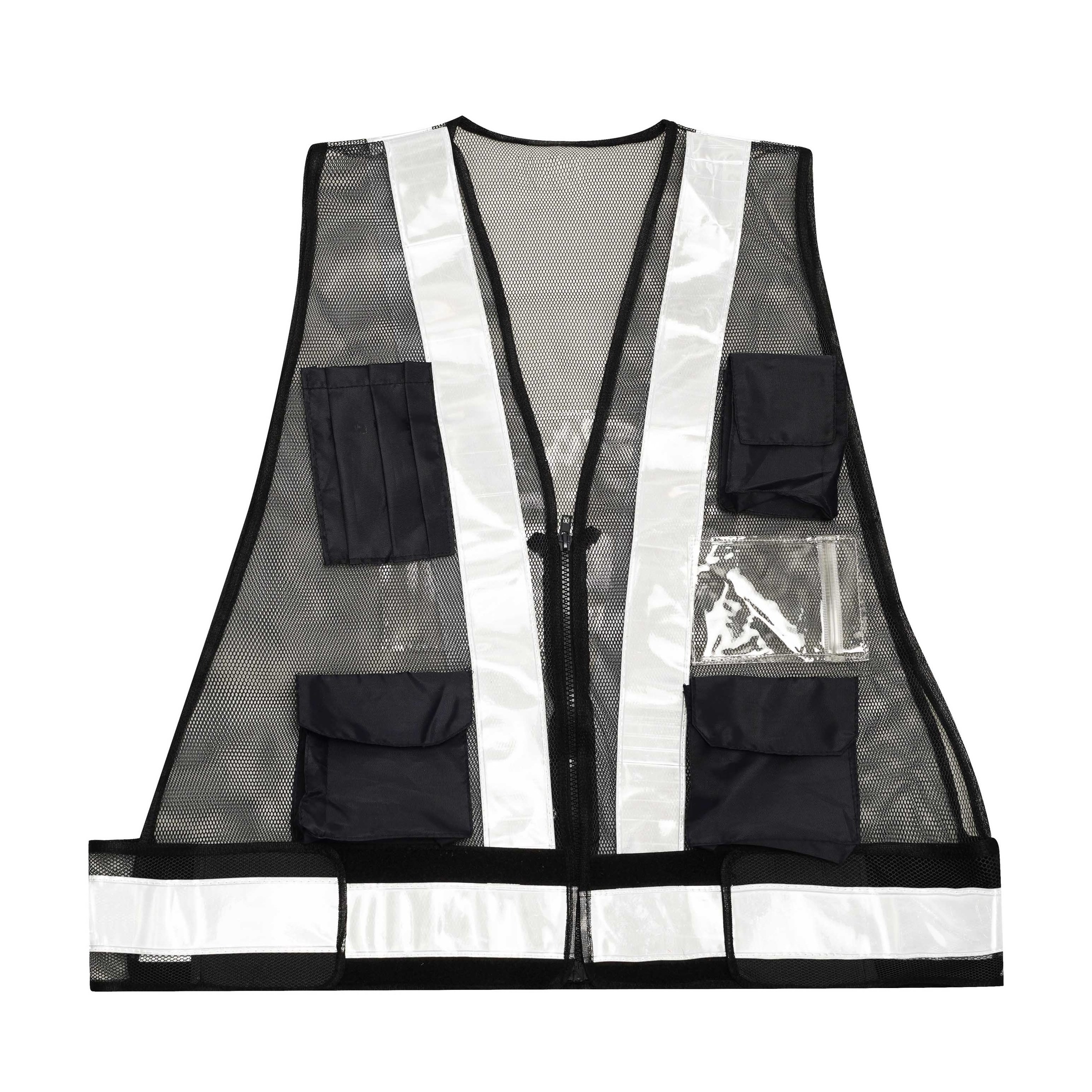 Hi-Vis Breakaway Shoulders V Reflective Strips Back Safety Signal Vest