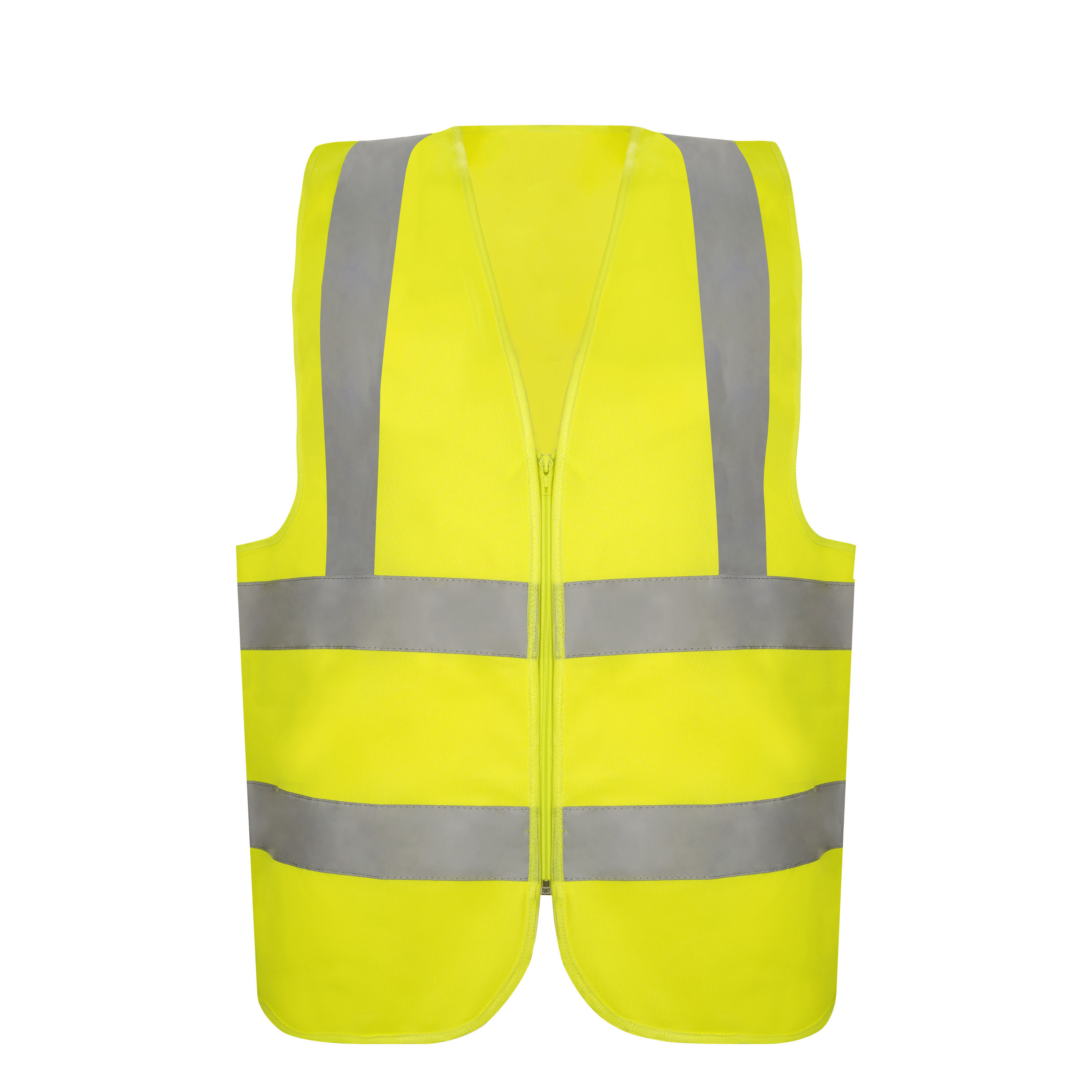 Engineer Safety Vest OEM/ODM  Orange zipper front Hi Vis Reflective Safety Vest