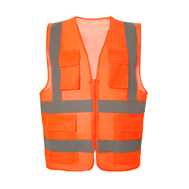 Hi-Vis Breakaway Shoulders V Reflective Strips Back Safety Signal Vest