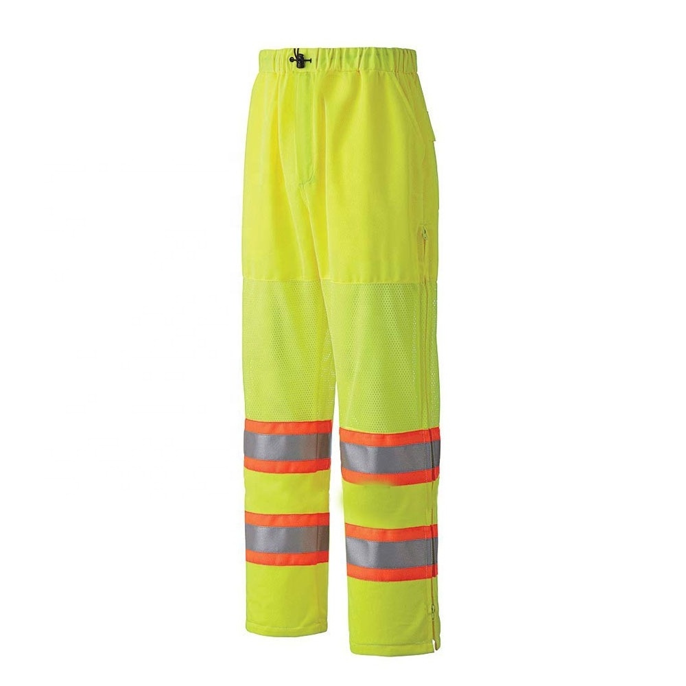 High Quality Orange Mens Reflective Tape Underwear Hi Vis Safety Work Cargo Trousers