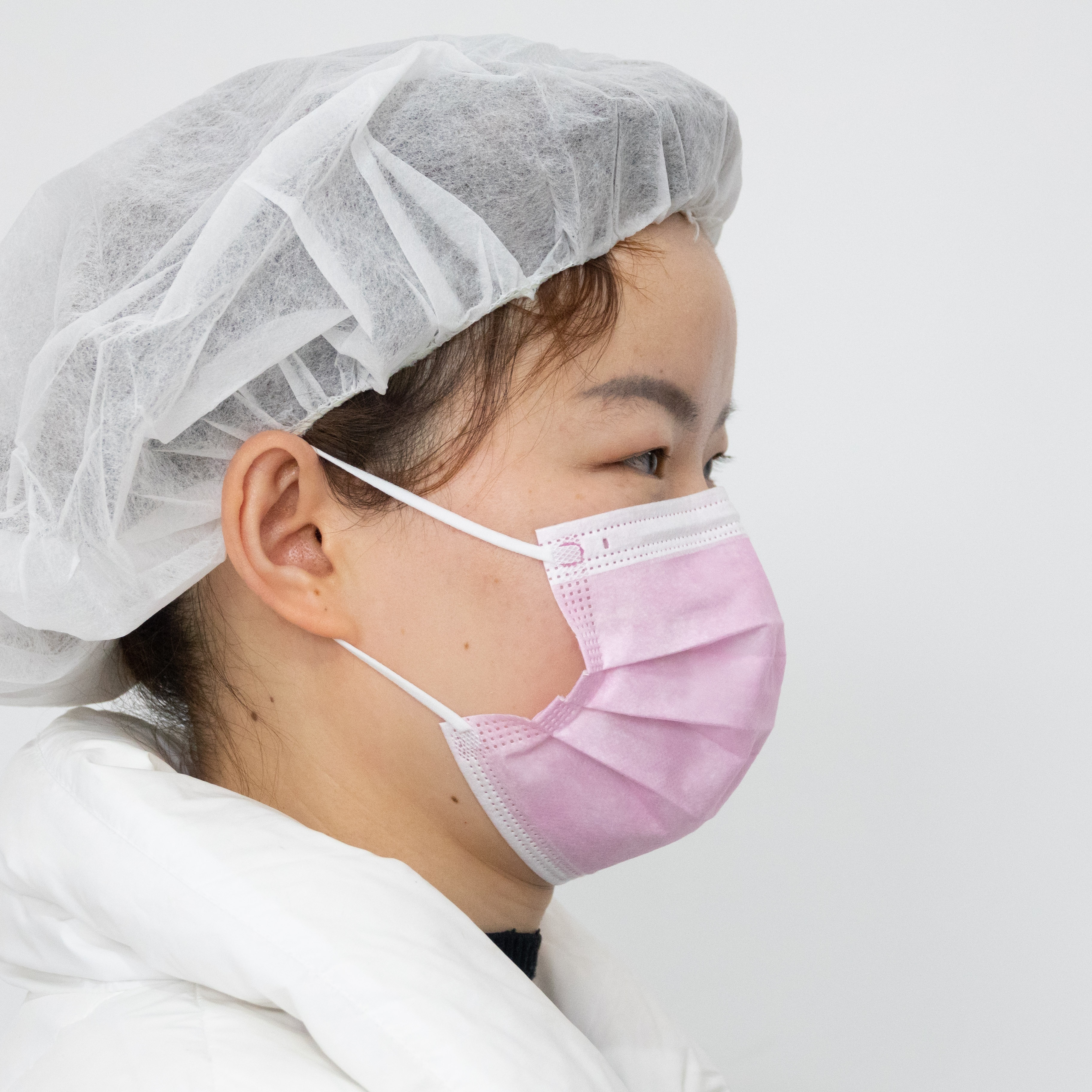 Disposable non woven bouffant surgical cap