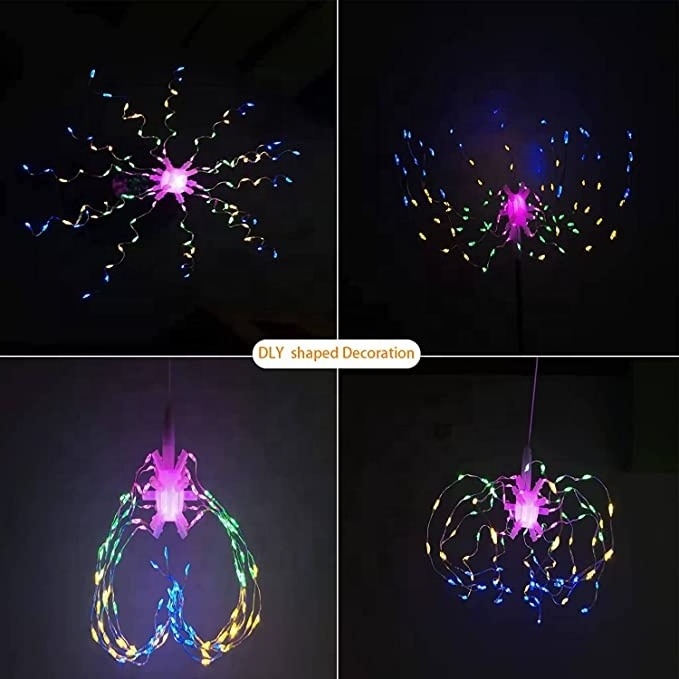 LED fireworkers hanging light christmas Lights decoration lights