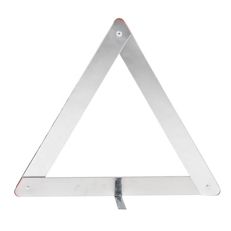 Emergency warning triangle sign red reflective triangle