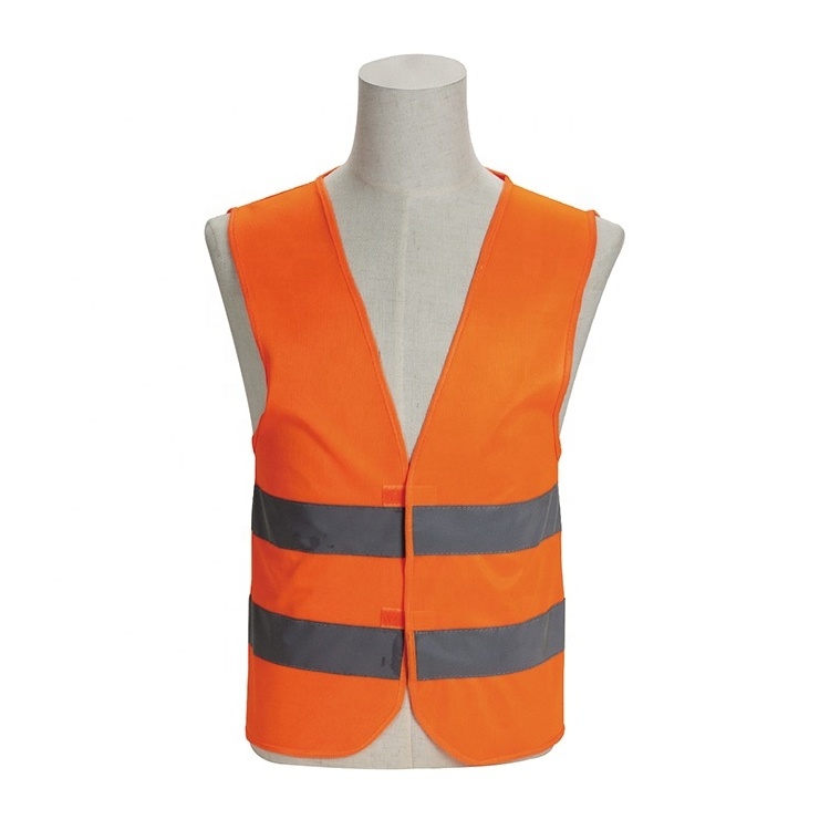 Standard reflecting safety vest orange visibility safety vest